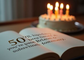 tiefsinnige sprüche zum 50 geburtstag-Titel